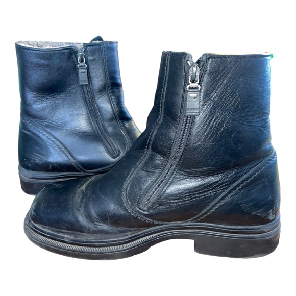 PAJAR MEN’S OTHELLO BLACK LEATHER SIZE : 10 - Picture 4 of 11